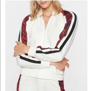 Pam & Gela white track jacket